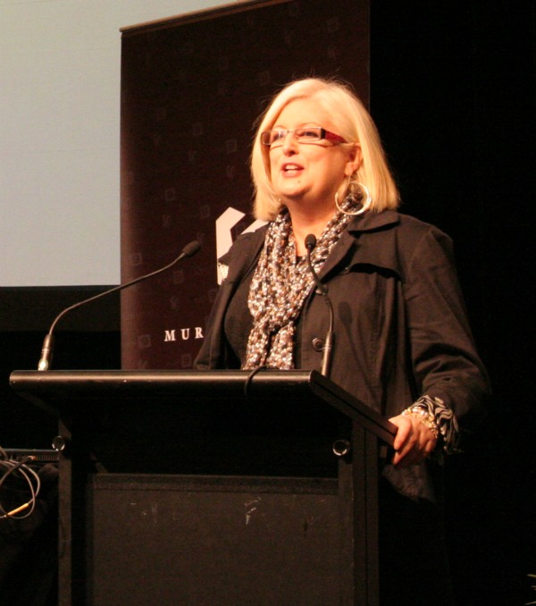 DEBRA SPEAKING
